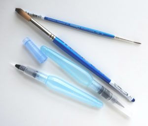 Basic Watercolor Supplies - Brushes and Water Brushes