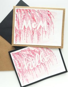 Watercolor Mother's Day Card