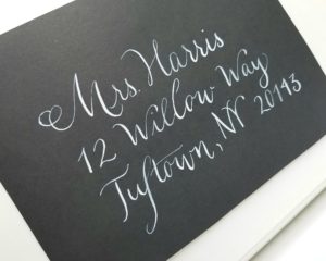 Watercolor Mother's Day Card envelope