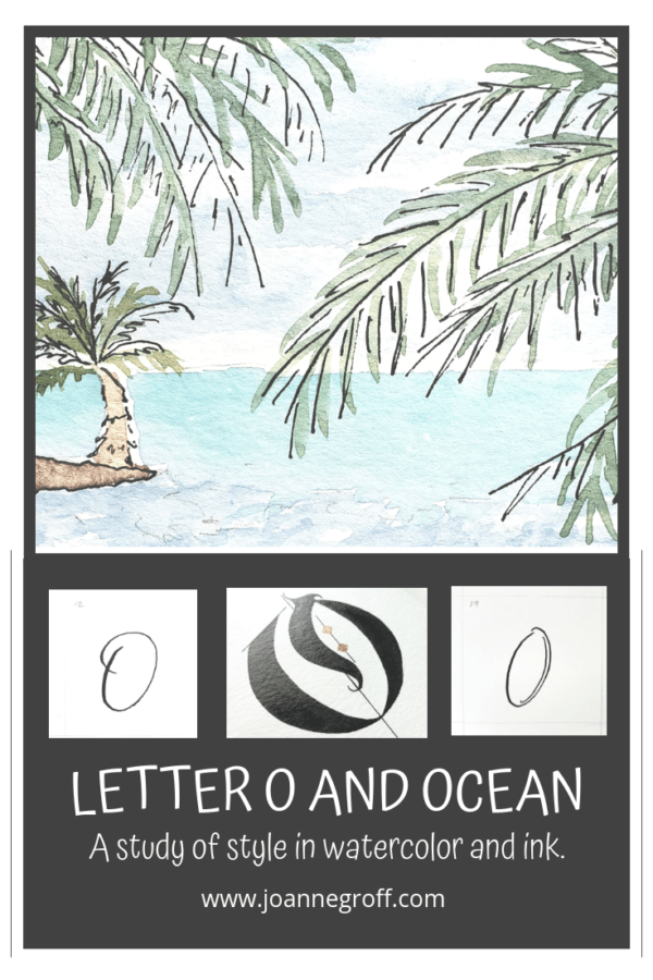 Letter O and Ocean Study