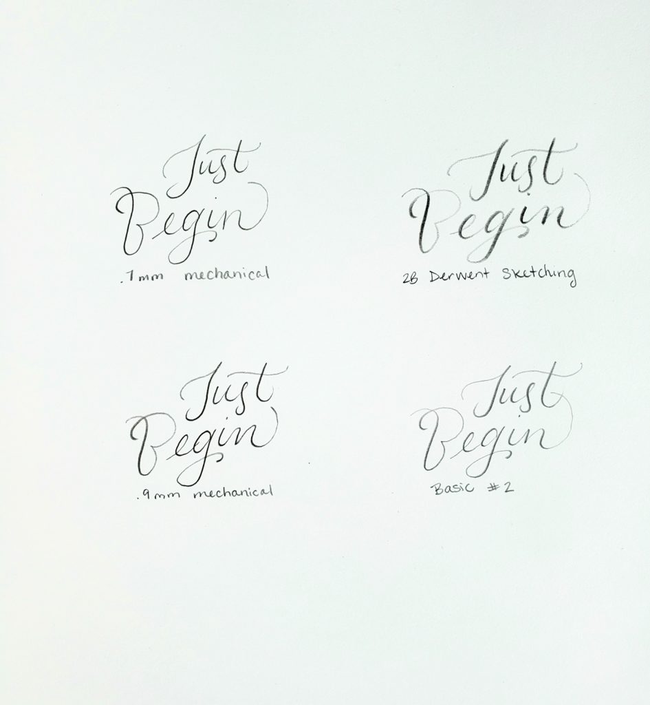 Easy Calligraphy with a Pencil - Learning with