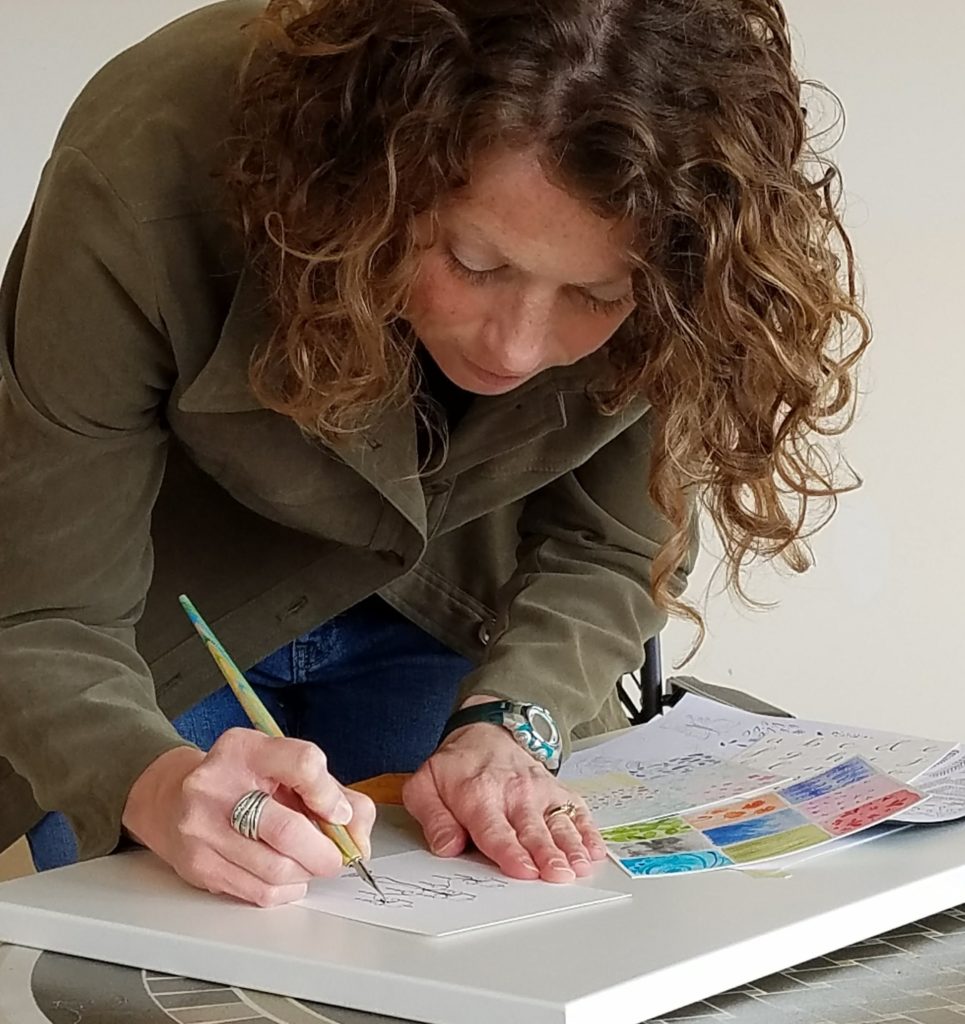 Joanne Groff, the artist behind The Painted Pen