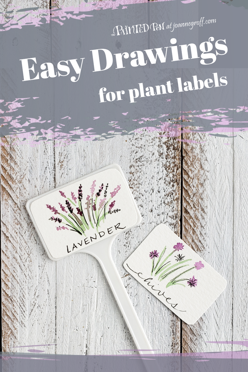 Easy Drawings for Plant Labels