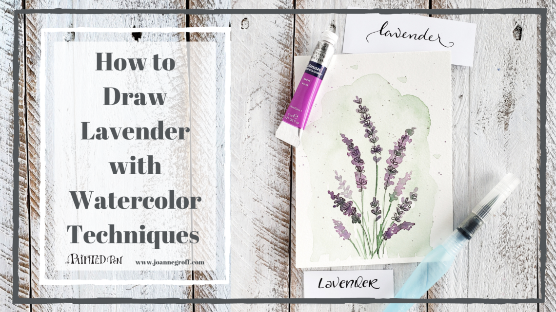 How to Draw Lavender tutorial