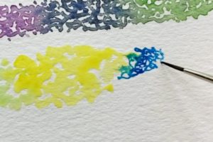 How to Use Stippling for Watercolor Texture - all about lazy stippling ...