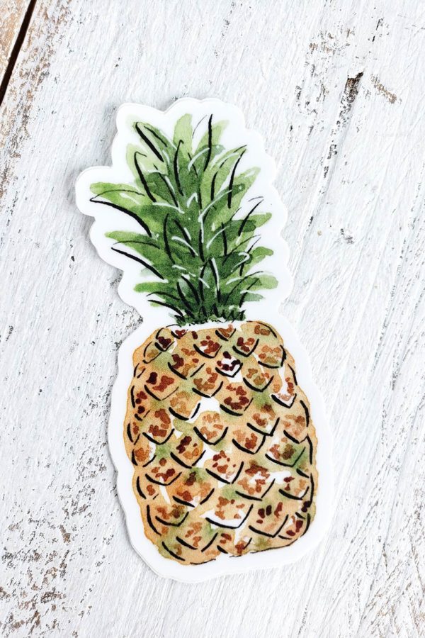 pineapple sticker close