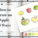 How to Draw an Apple 6 Ways Tutorial
