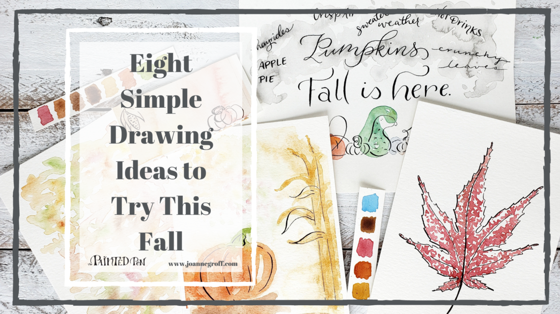 eight fall drawing ideas