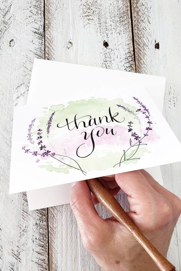a special thank you card