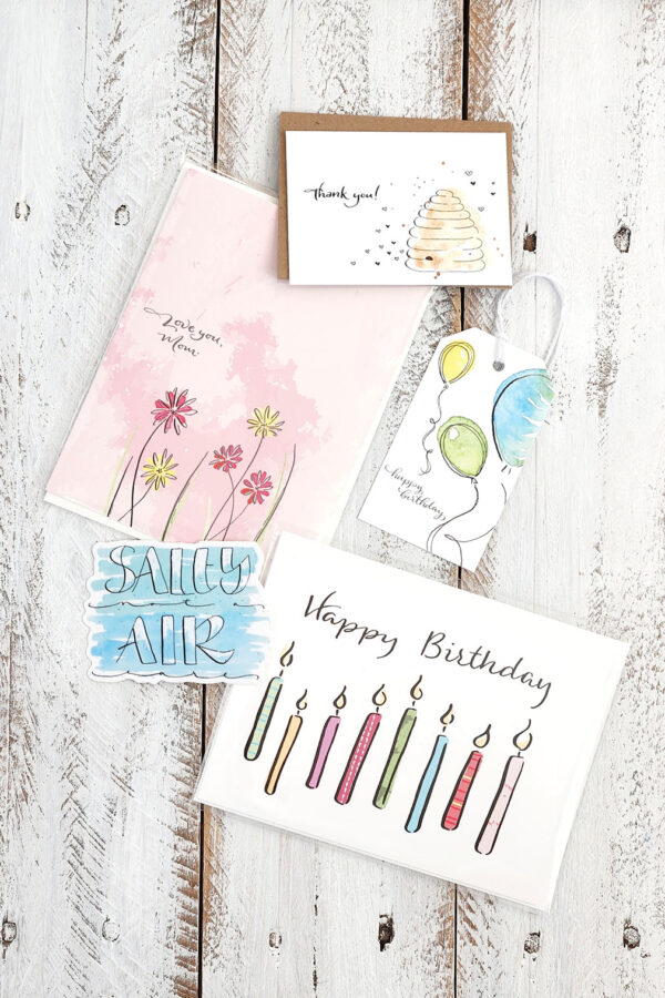 stationery mixture for mystery box