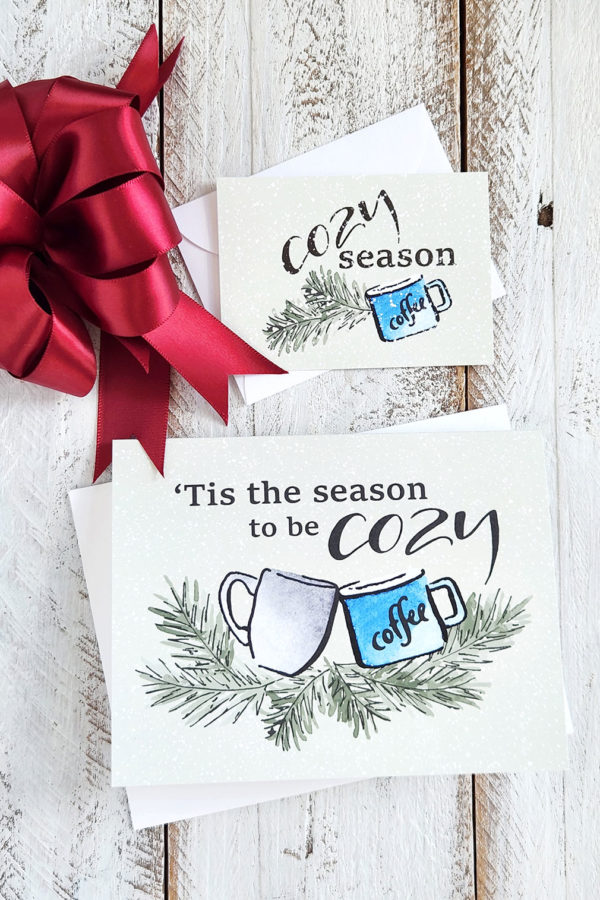 two cozy season cards