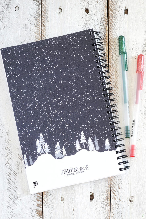 let it snow notebook back