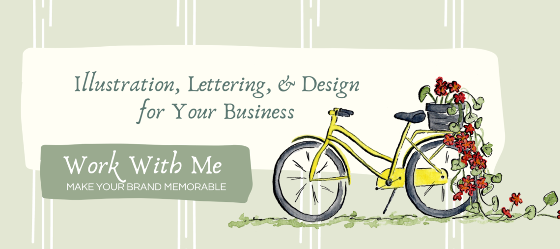 work with me illustrated bike header