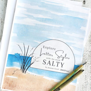Salty letter styles worksheets
