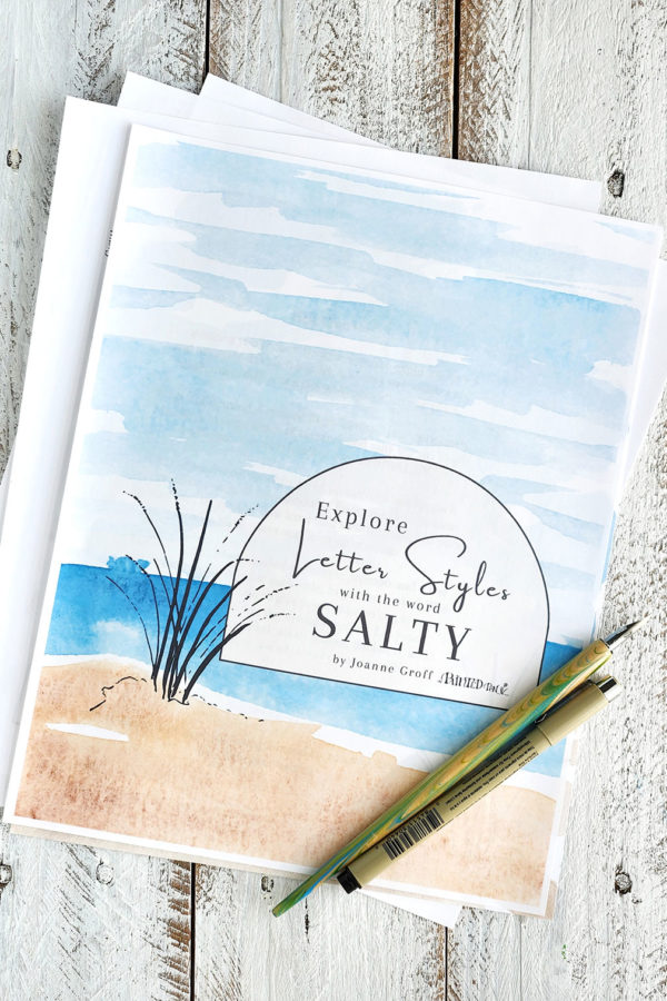 Salty letter styles worksheets