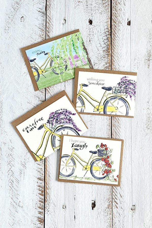 Sunshine Bike mini card collection