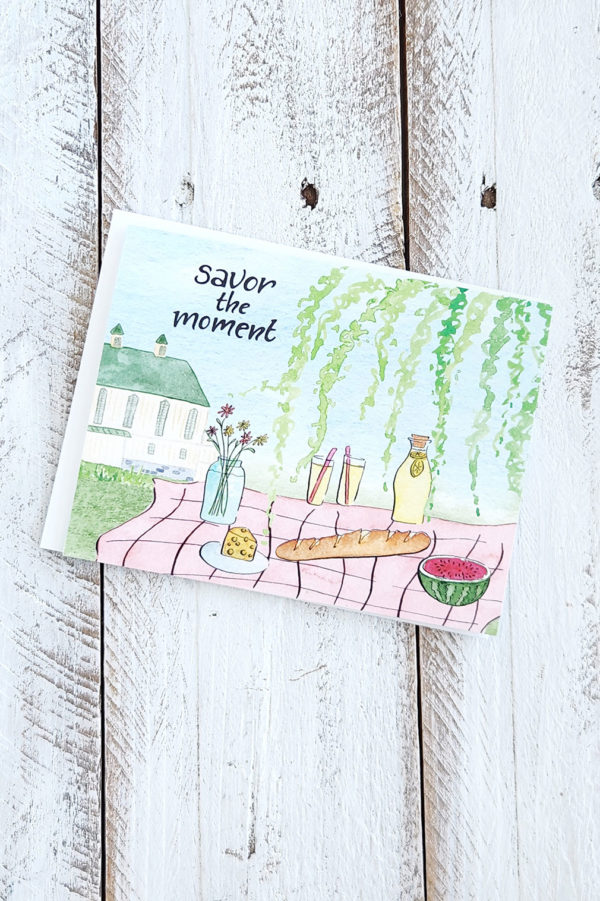 picnic greeting card