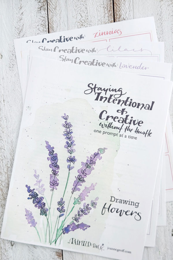 drawing flowers worksheets
