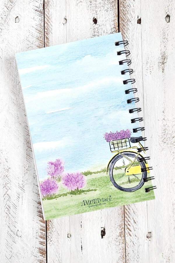Bike sketchbook back