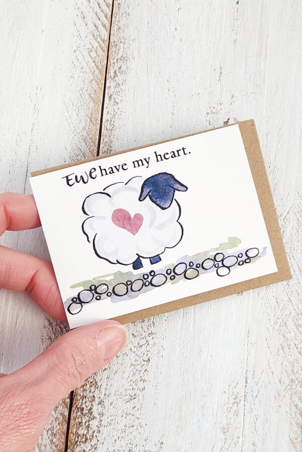 Ewe have my Heart Mini Card