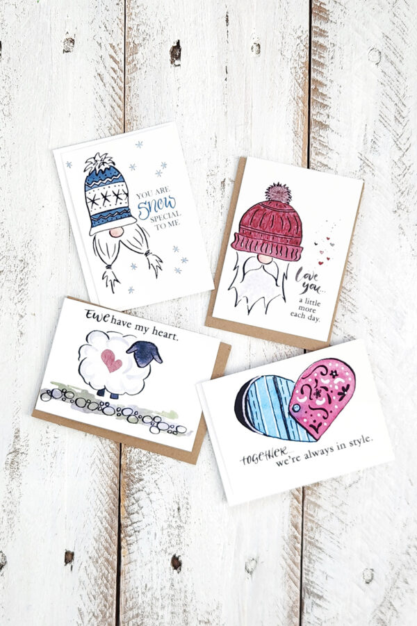 Love Mini Card Set of four