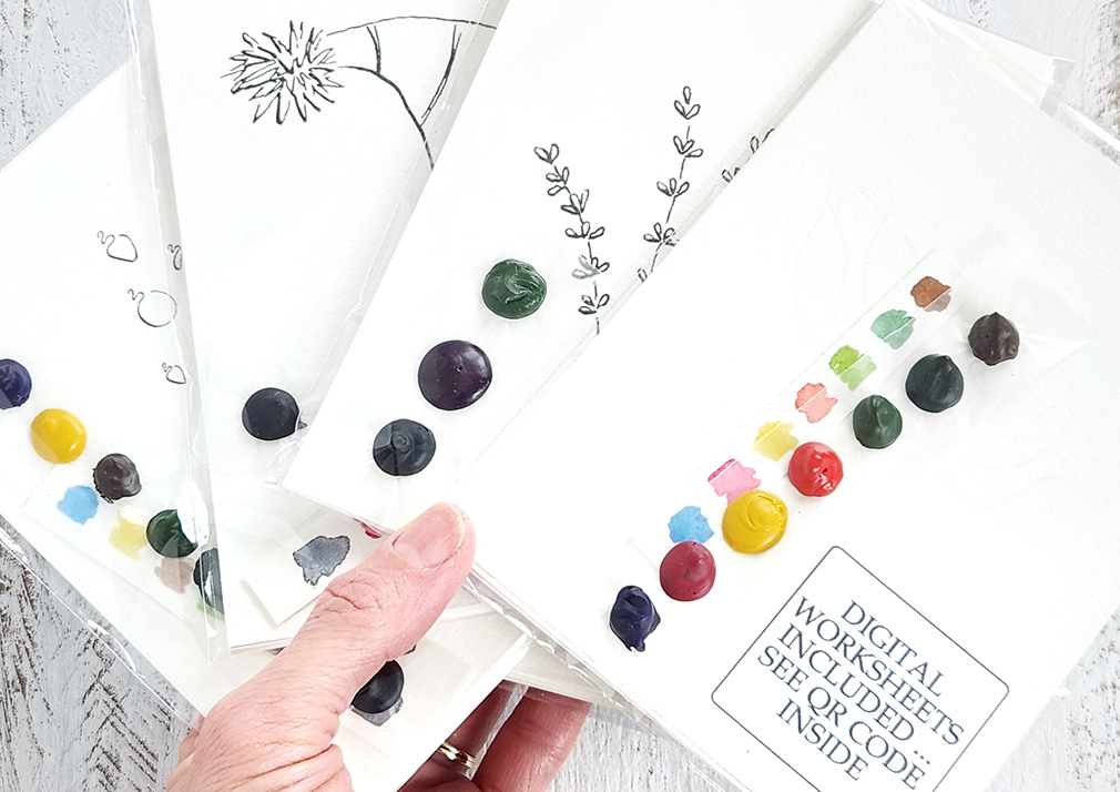 DIY Watercolor Kits with Paint Dots